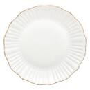 Set di 6 piatti piani "Daphne" Porcellana, D.27 cm Bianco