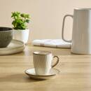 Set di tazze "Ella" 90 ml, terracotta, Bianco Bianco