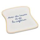 Piatto da portata "Petit dej à la française" Porcellana, 18,5x16,8 cm Modello A