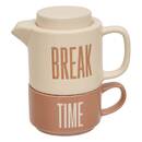 Teiera "Break time" 450 ml, Gres, Beige Beige