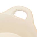Pirofila rotonda "Terra sconosciuta" Gres, 16x12 cm, Beige Beige