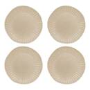 Set di 4 piatti da dessert "Nyero" Maiolica, D. 21,5 cm Beige
