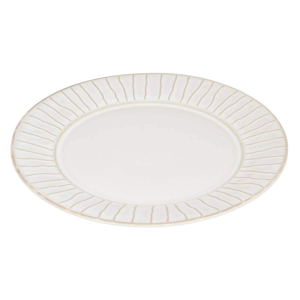 Set di 6 piatti da dessert "Camille" Gres, D.20,1 cm Bianco