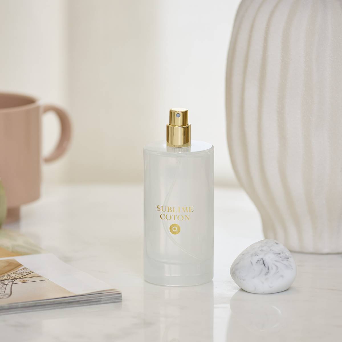 Spray per ambiente "Liana" Cotone Sublime, 100ml Beige / Avorio