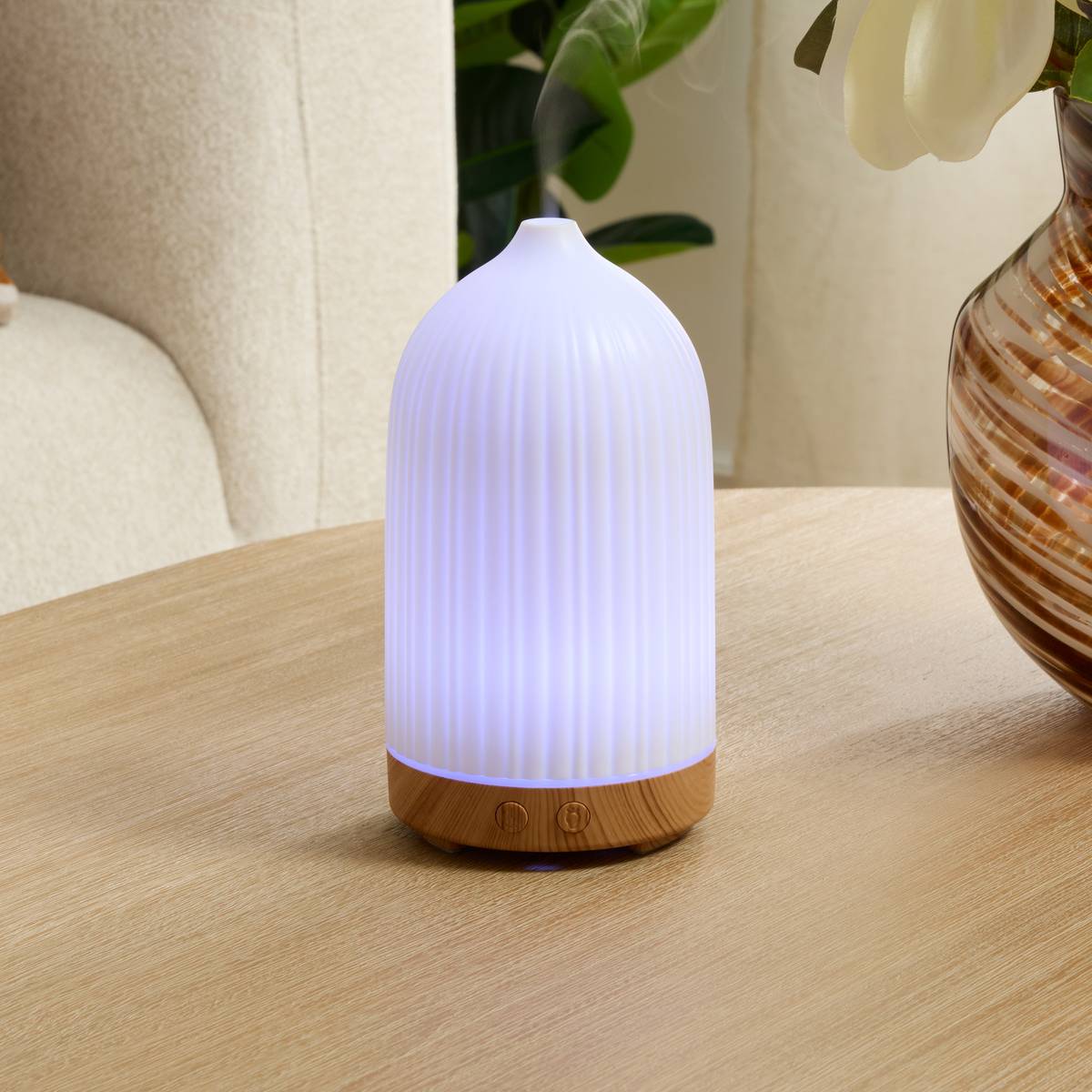 Diffusore LED "Berni" Bianco, 80 ml Bianco