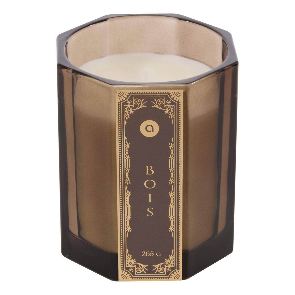 Candela profumata esagonale "Lucien" Legno, 265 g Legno