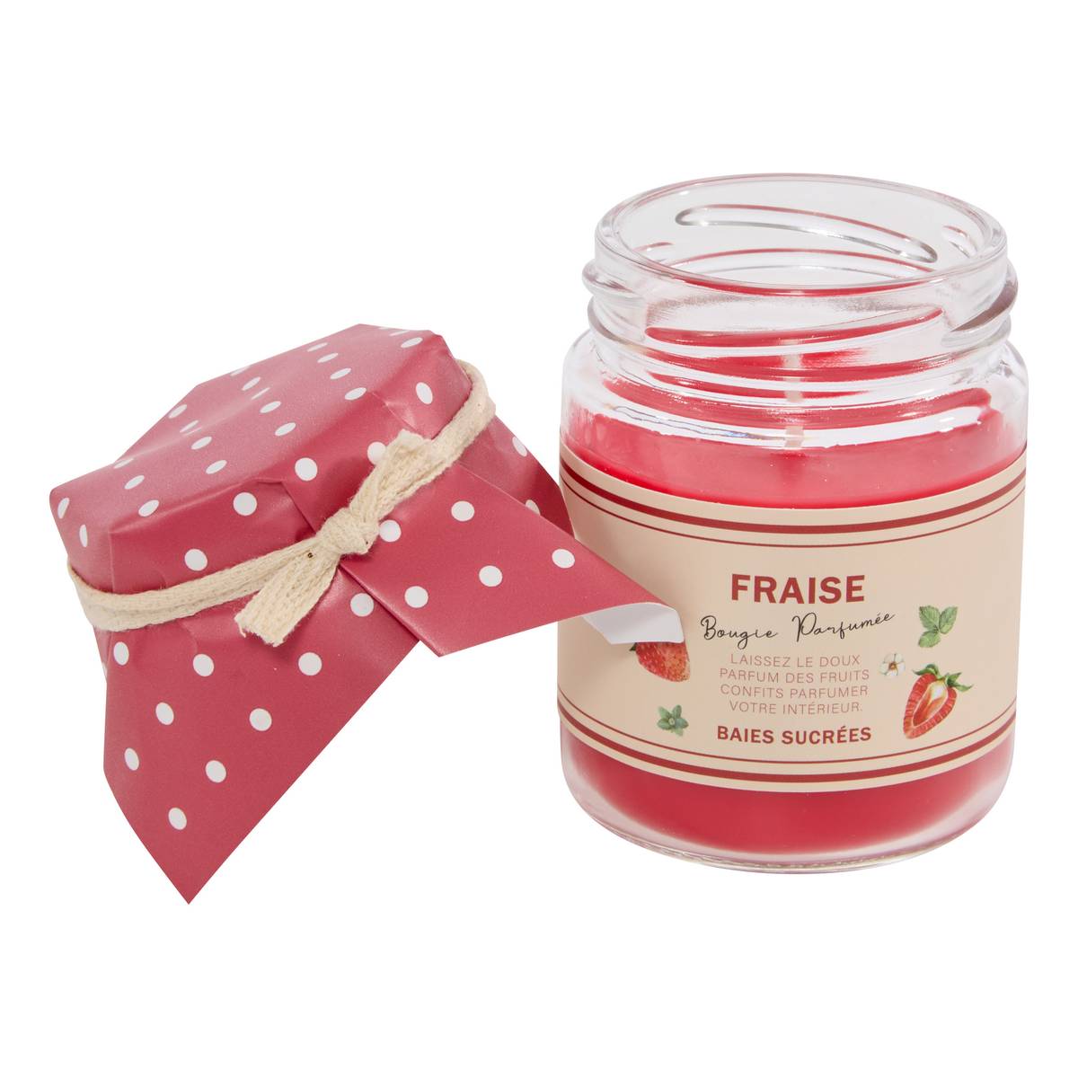 Candela profumata "Petit dej &agrave; la fran&ccedil;aise" 75g Arancione