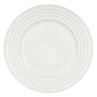 Set di 6 piatti piani "camille" gres, d.27,5 cm
