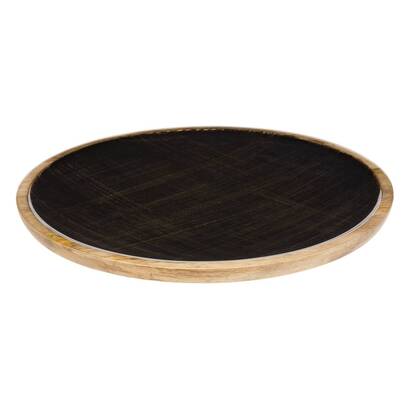 Piatto da presentazione "ava" legno di mango, d.30 cm