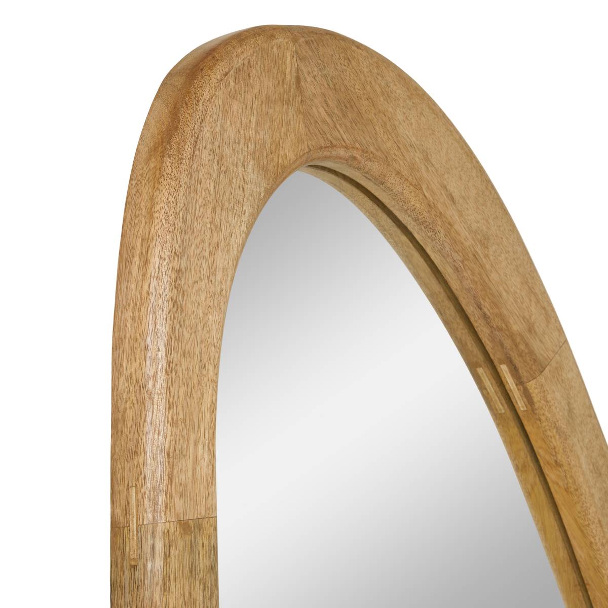 Specchio "Stan" Vetro temperato, Marrone, 175x81 cm Marrone