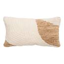 Cuscino "Loomia" Lino beige, 50x30 cm Beige / Marrone