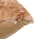 Cuscino "Zephy" Marrone caramello, 80x50 cm Marrone caramello
