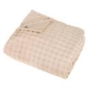 Plaid "Zephy" Lino beige, 230x180 cm Beige lino