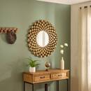 Specchio "Youri" Acciaio inossidabile, Dorato, D.90 cm Oro