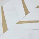 Set di 2 adesivi da parete "Mina" Bianco, 31x31 cm Bianco