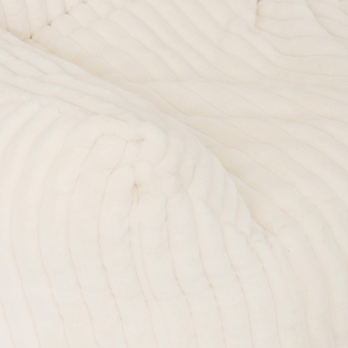 Set poltrona XL e pouf XL "Muzi" Bianco Bianco