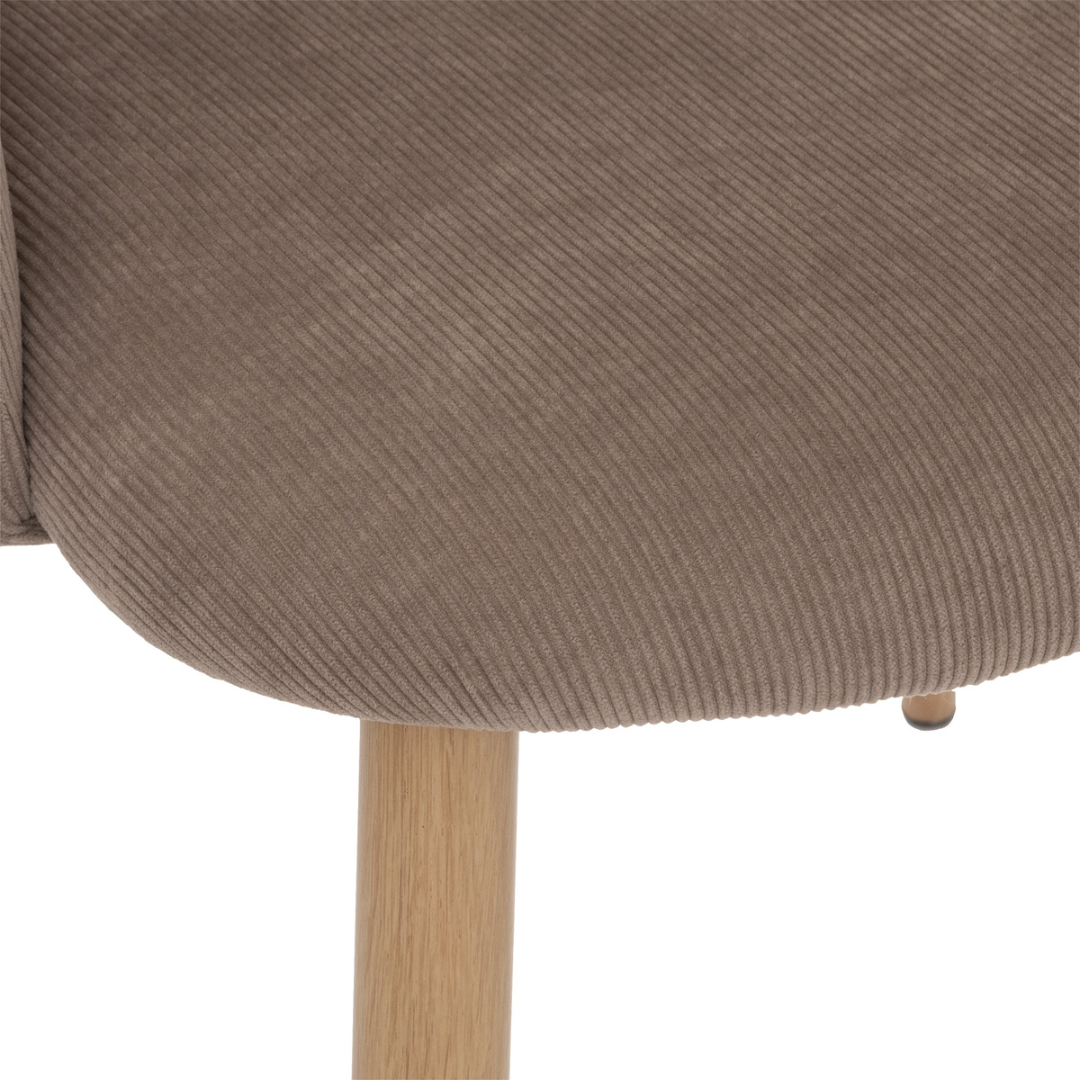 Set di 2 sedie "Celeste" Acciaio, Grigio talpa Grigio Taupe