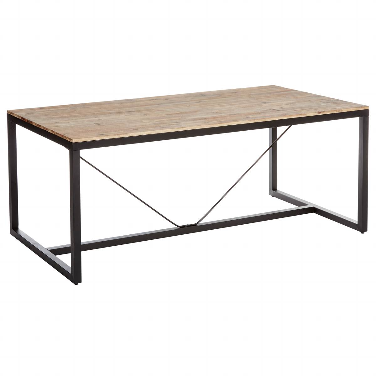 Tavolo da pranzo "Edena" Acacia, L.180 cm Legno naturale