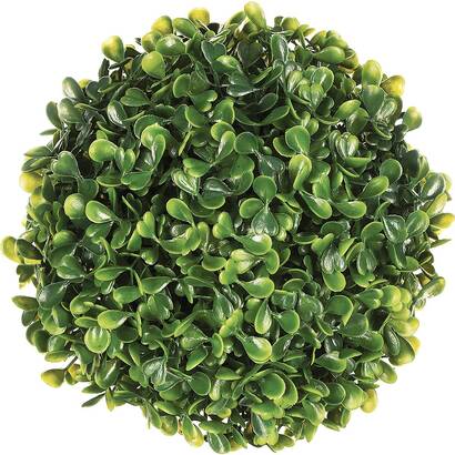 Sfera di bosso artificiale verde, d.18 cm