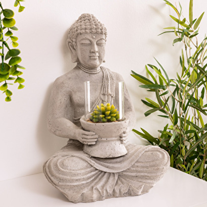 Statua di 'buddha' seduto h.40 cm