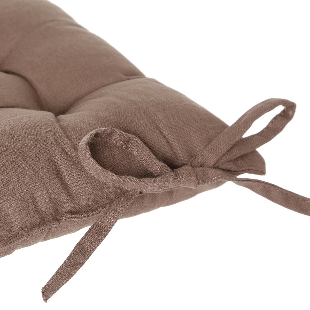 Cuscino per sedia "Anjali" Grigio talpa, 38x38 cm Grigio Taupe