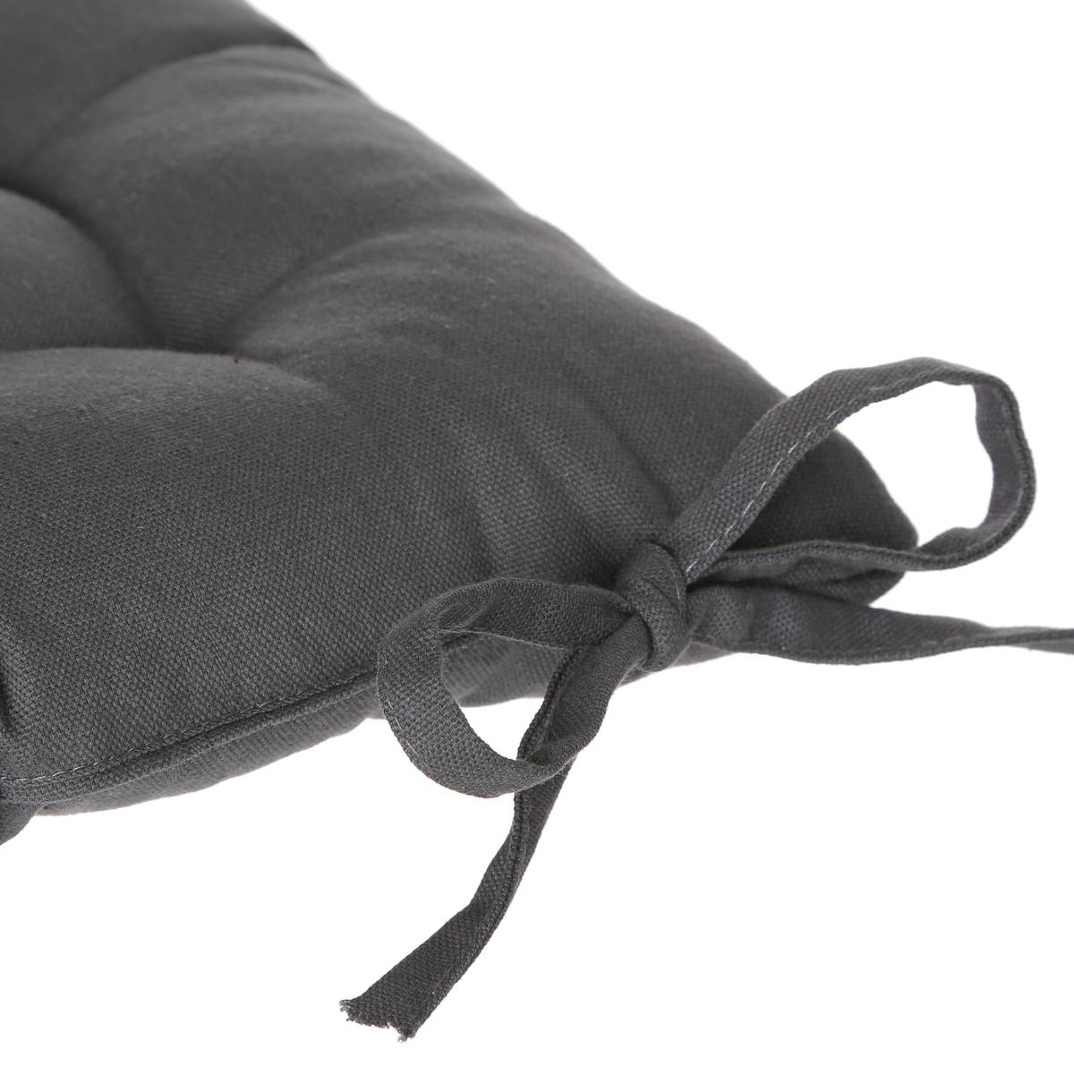 Cuscino per sedia "Anjali" Grigio ardesia, 38x38 cm Grigio ardesia