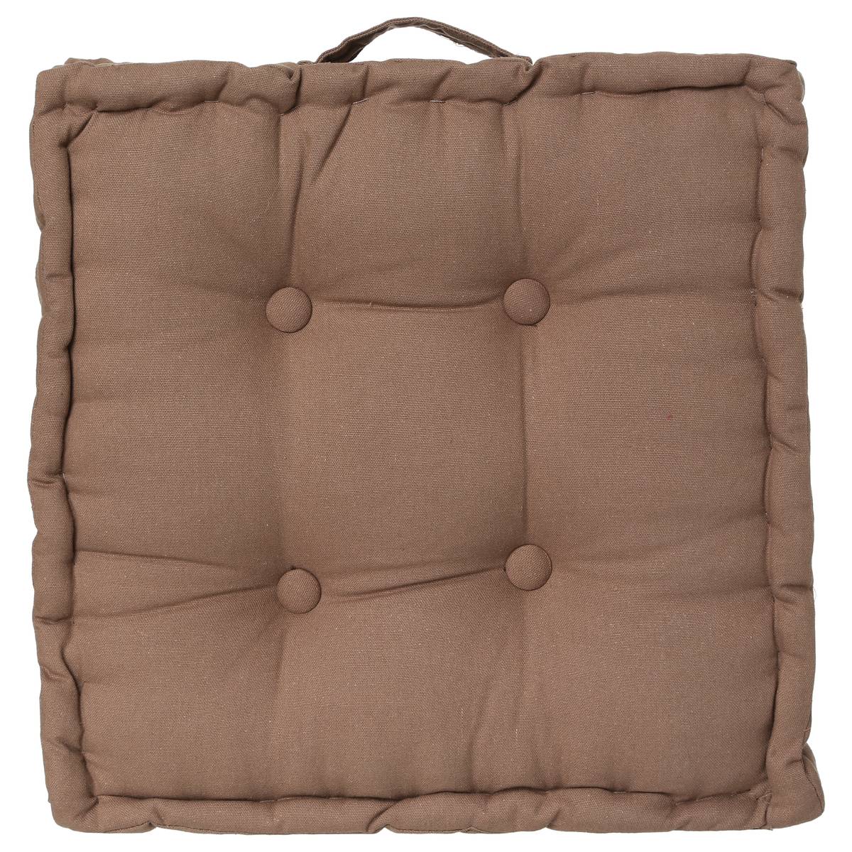 Cuscino da pavimento "Anjali" Grigio talpa, 40x40 cm Grigio Taupe