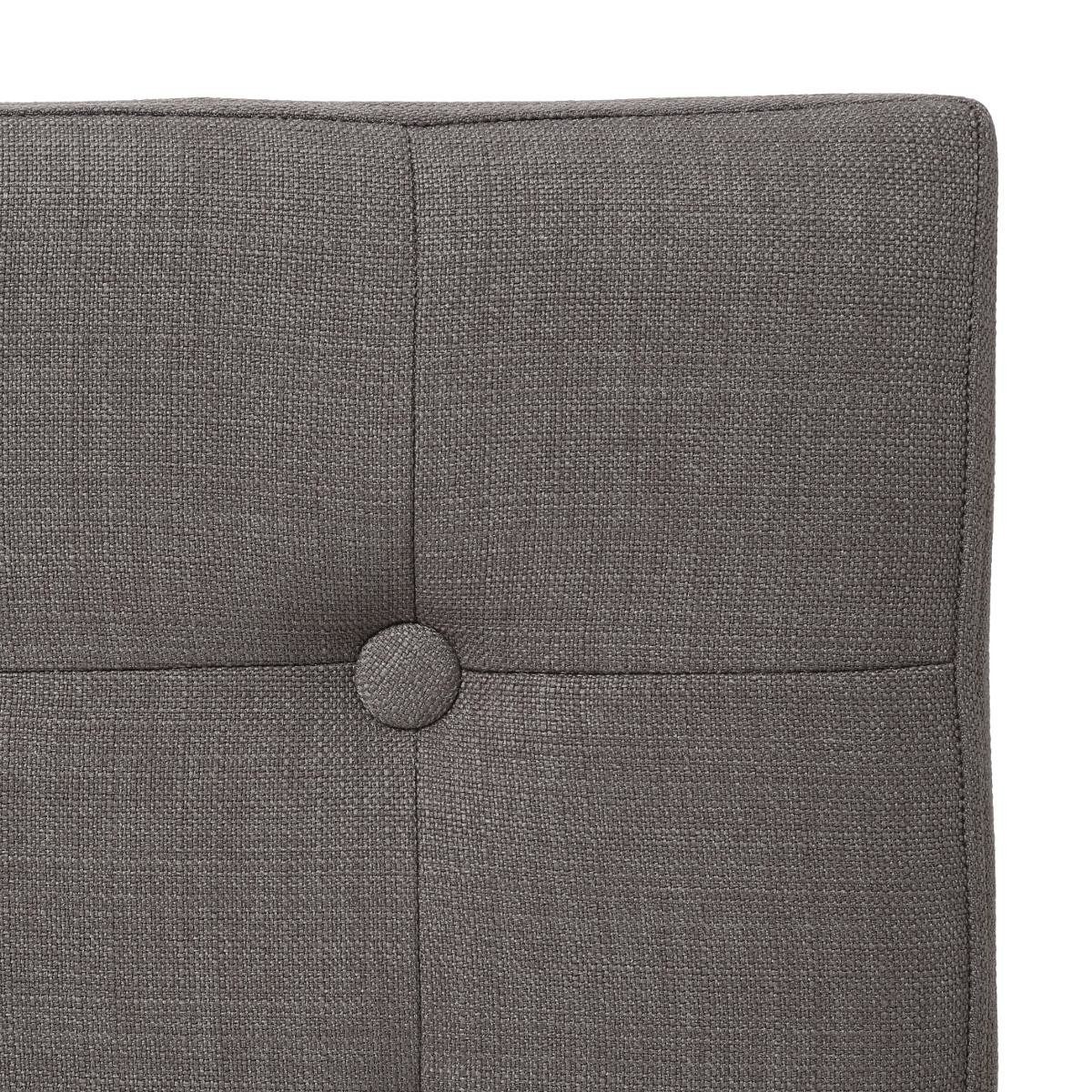 Pouf pieghevole "Lysandre" Grigio, 38x38 cm Grigio
