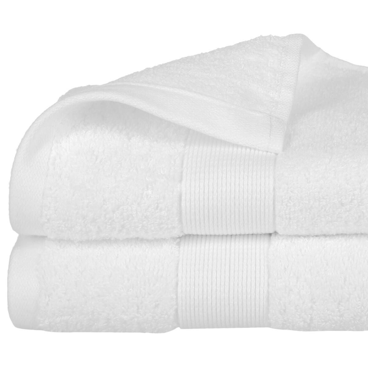 Asciugamano Cotone, Bianco, 50x90 cm, 400 g/m² Bianco