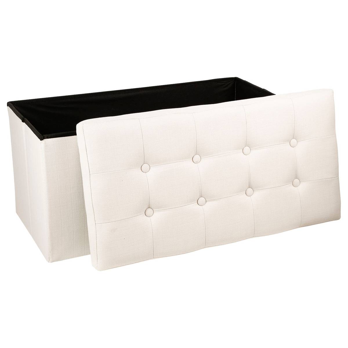 Pouf doppio pieghevole "Lysandre" Beige, 76x38 cm Beige