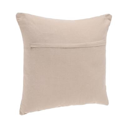 Cuscino sfoderabile, cotone beige, 38x38 cm