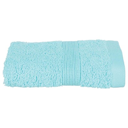 Asciugamano ospite "essentiel" blu turchese, 30x50 cm, 400 g/m&sup2;