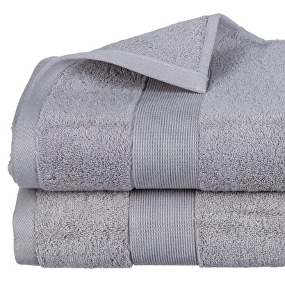 Asciugamano da bagno "essentiel" cotone, grigio talpa, 100x150 cm, 400 g/m&sup2;