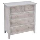 Cassettiera a 5 cassetti "Charme" 72,5 x 81 cm Legno naturale