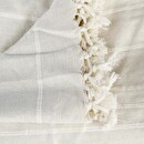 Coperta da letto "Anjali" Bianco avorio, 250x230 cm Bianco avorio