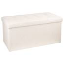 Pouf doppio pieghevole "Lysandre" Beige, 76x38 cm Beige