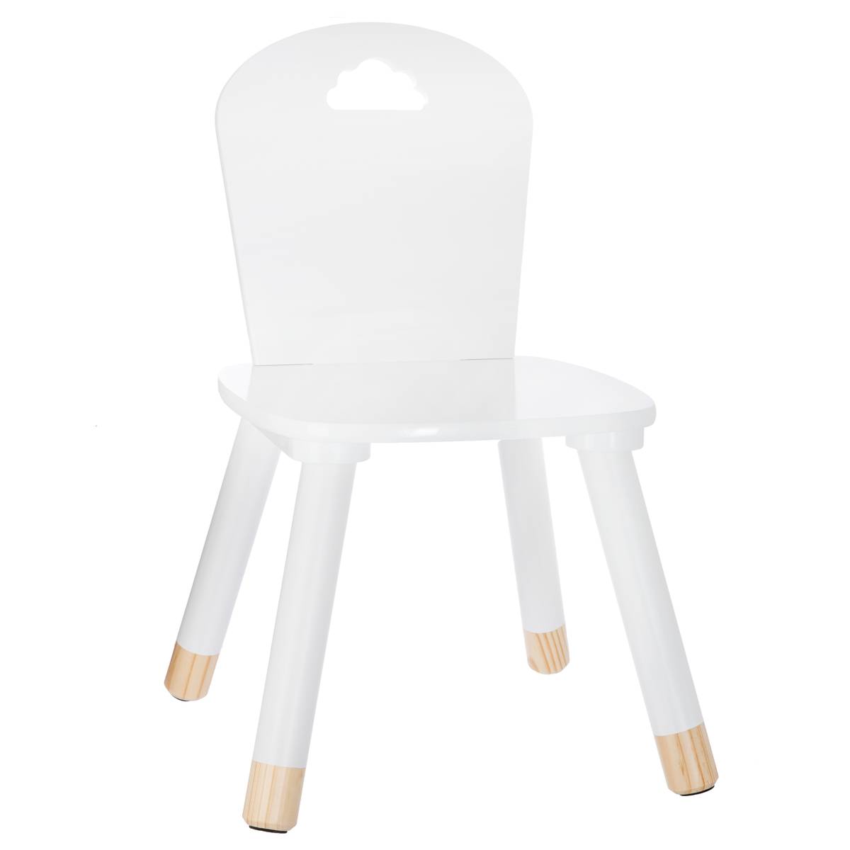 Sedia per bambini "Dolcezza" Bianco Bianco
