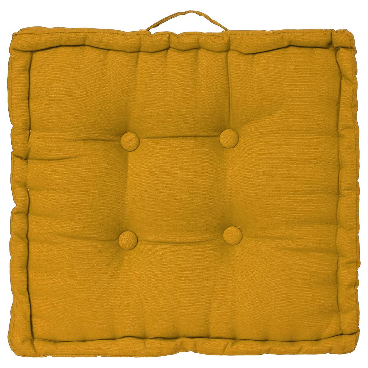 Cuscino da pavimento "Anjali" Giallo, 40x40 cm Giallo