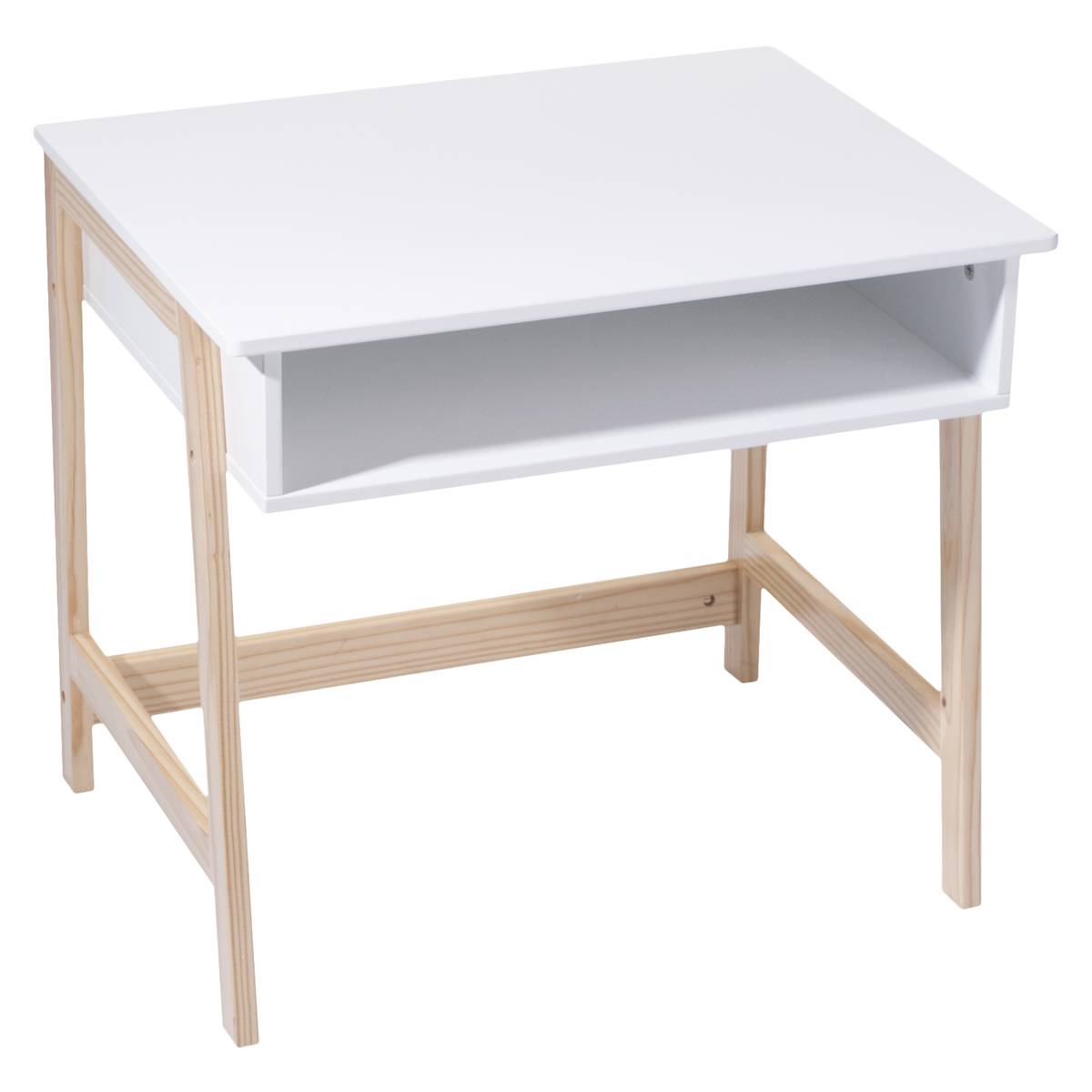 Scrivania per bambini Bianco, L.58 cm Bianco