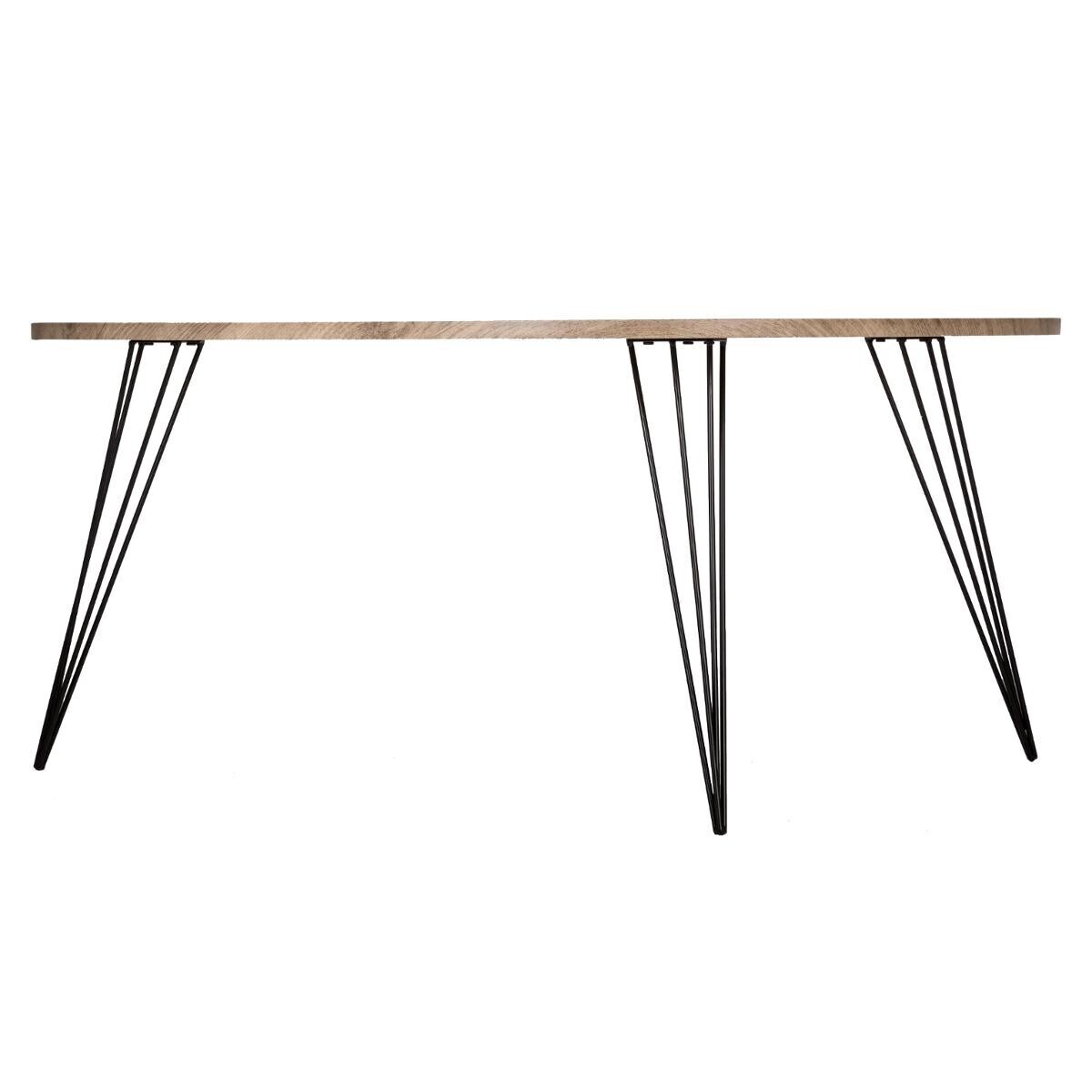 Tavolino "Neile" 96x65 cm Legno naturale