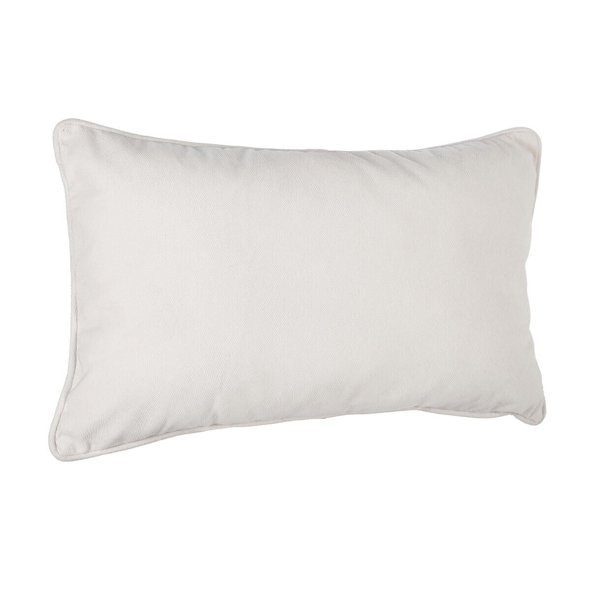 Cuscino "Lilou" Bianco avorio, 30x50 cm Bianco avorio