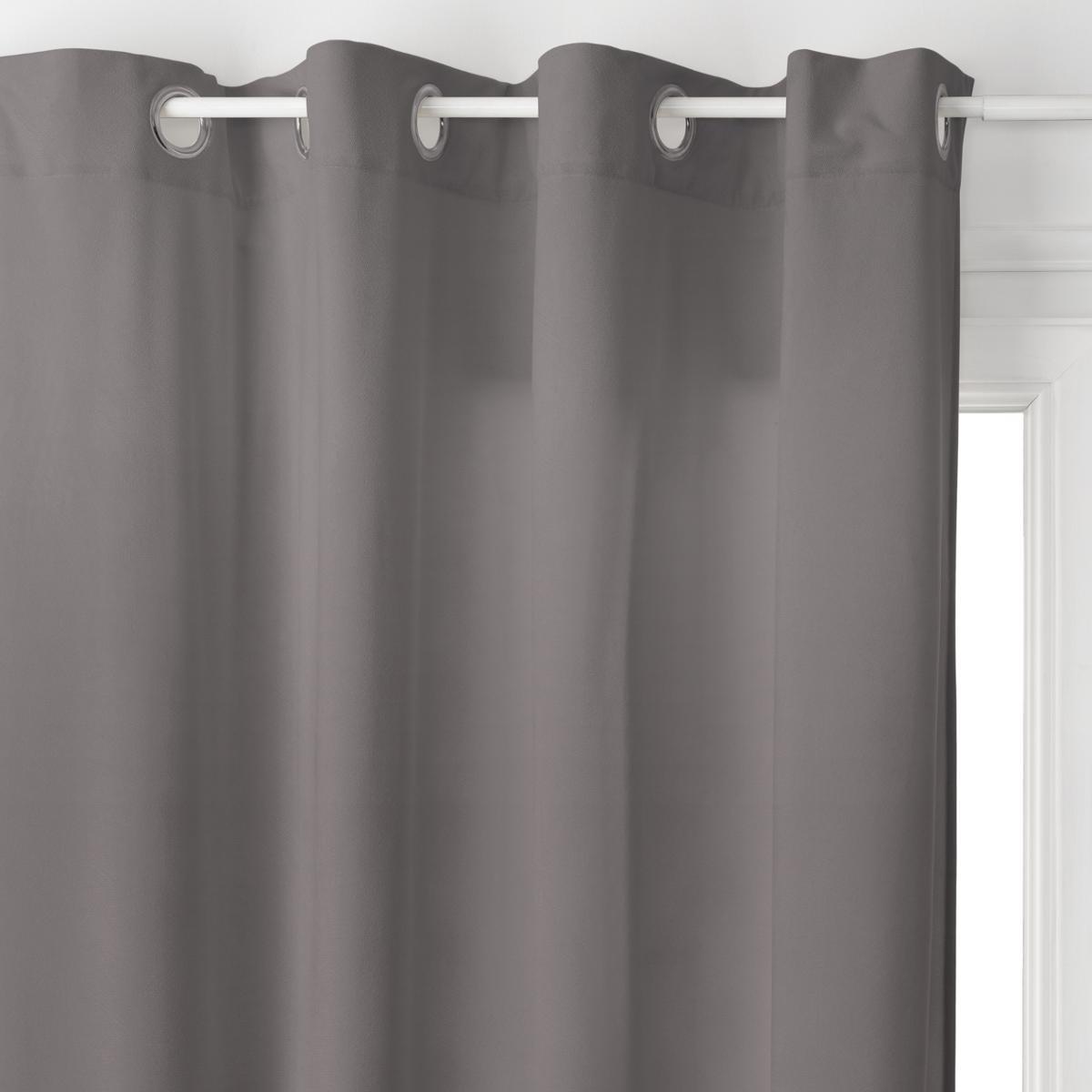 Tenda "Lilou" Grigio ardesia, 140x260 cm Grigio ardesia