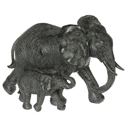 Statuetta "elefante" resina, h.15 cm