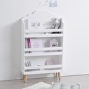 Libreria per bambini "Nuvola" Bianco, H.100 cm Bianco