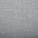 Pouf pieghevole doppio "Tomaz" Grigio topo Grigio topo