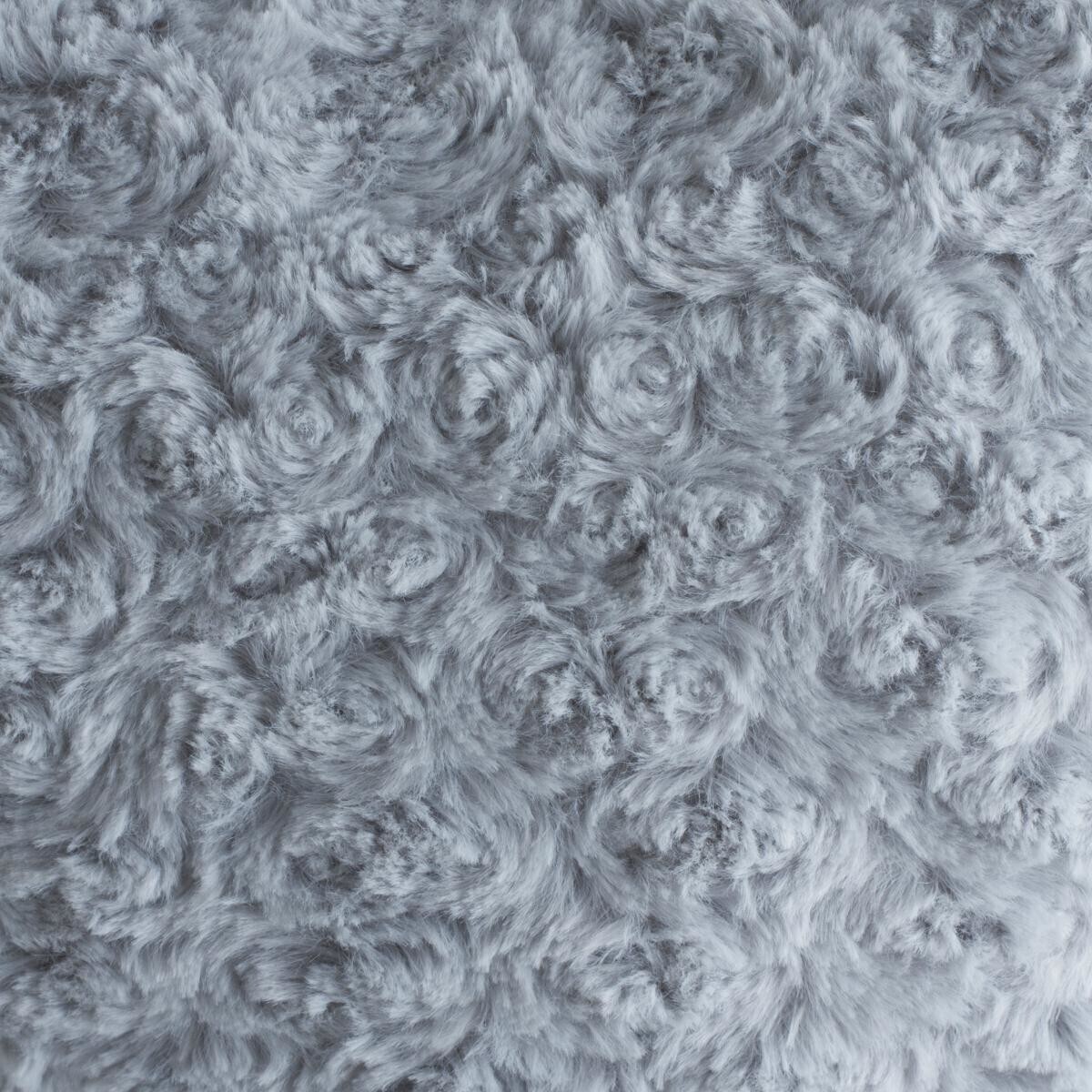 Cuscino "Cuore", Boucl&eacute; Grigio, 28x36 cm Grigio