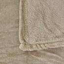 Plaid in flanella Beige, 130x180 cm Beige