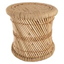Tavolini impilabili "Ilyan" Bambù, D.30/37 cm Beige