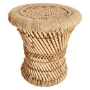 Tavolini impilabili "Ilyan" Bambù, D.30/37 cm Beige
