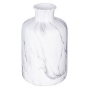 Vaso, marmo Bianco, H.18 cm Bianco